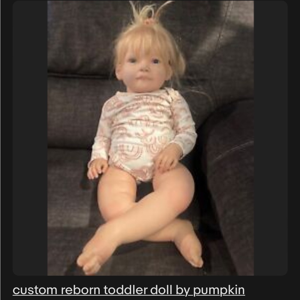 Julie toddler Doll by pumpkin doodles